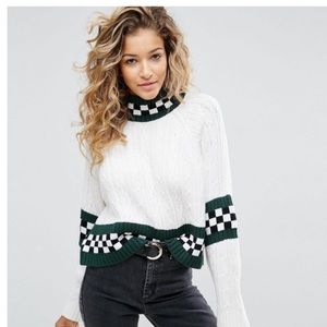 Asos Checkered Sweater